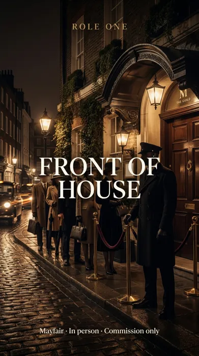 Ace of Clubs recruitment: front of house roles